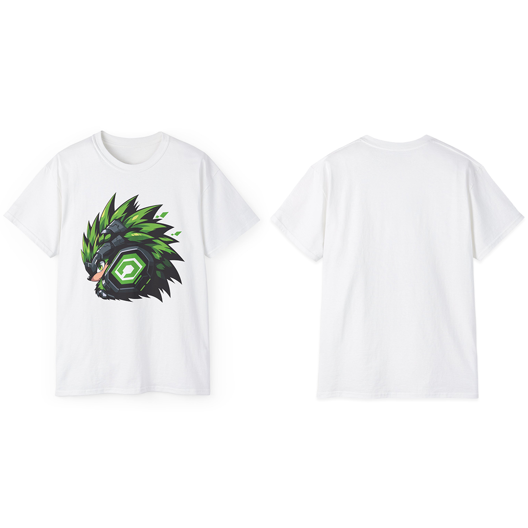 100% Cotton Short Sleeve Tee | Mascot-Hedgehog-005