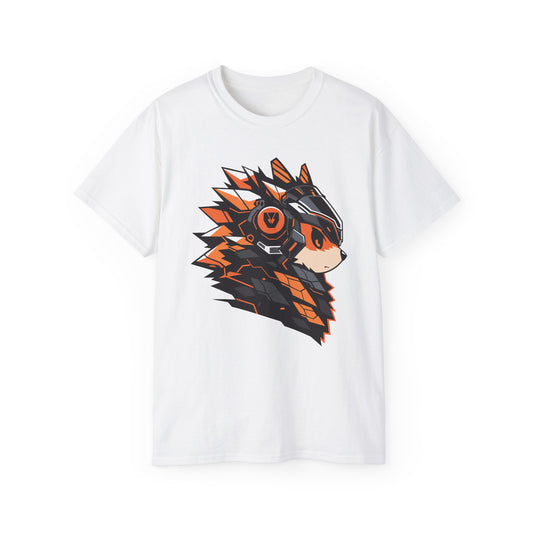 100% Cotton Short Sleeve Tee | Mascot-Hedgehog-007