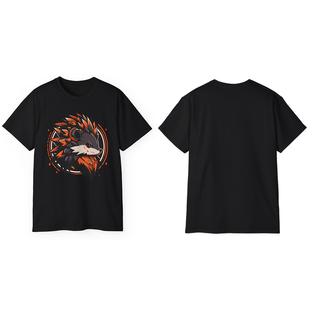 100% Cotton Short Sleeve Tee | Mascot-Hedgehog-008