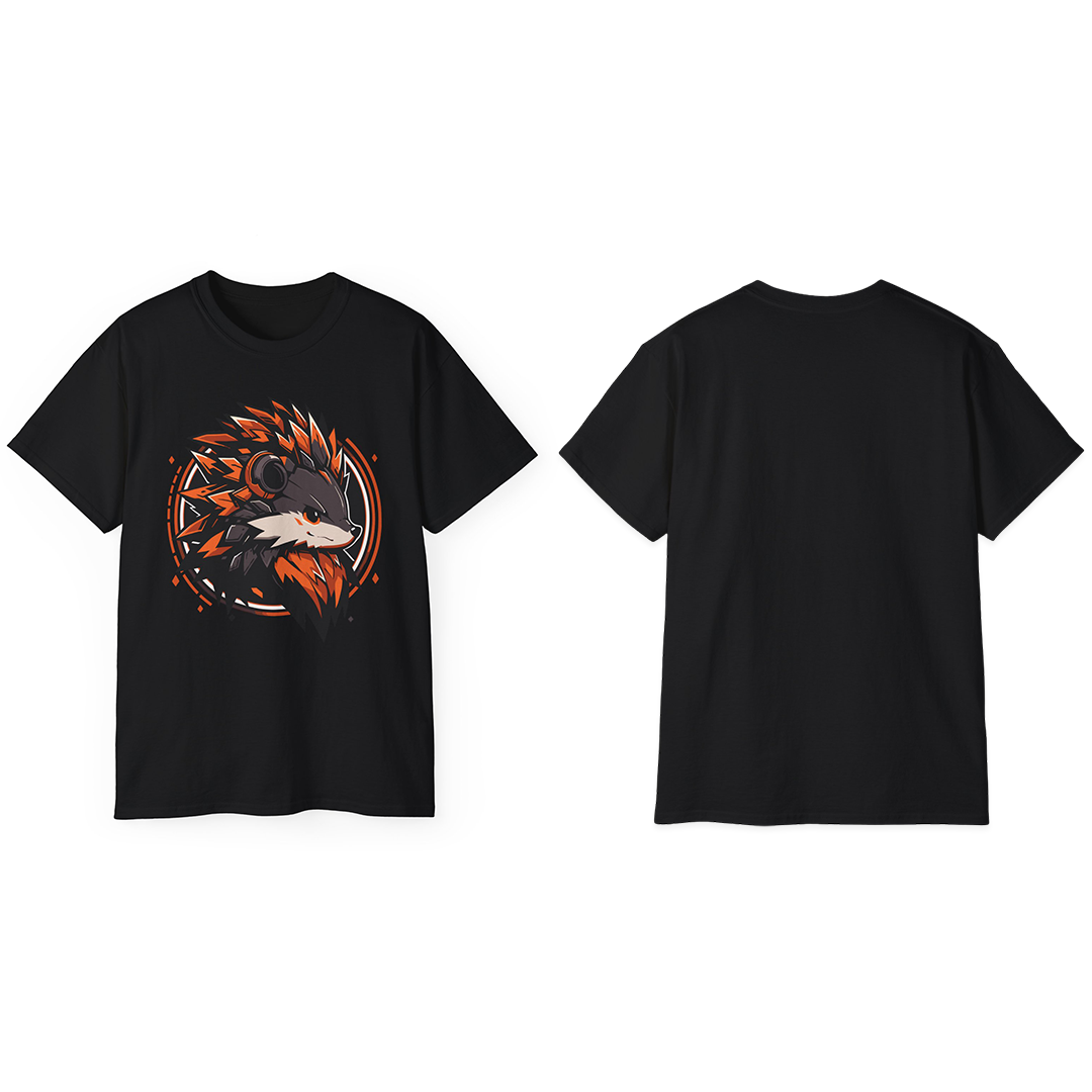 100%纯棉短袖T恤 | Mascot-Hedgehog-008