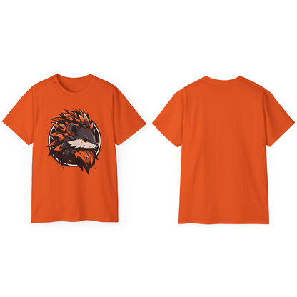 100% Cotton Short Sleeve Tee | Mascot-Hedgehog-008