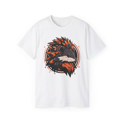 100% Cotton Short Sleeve Tee | Mascot-Hedgehog-008