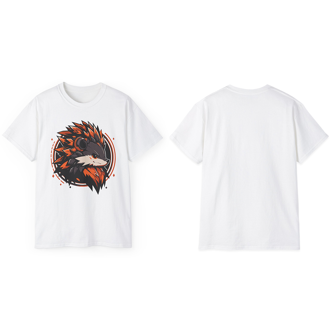 100%纯棉短袖T恤 | Mascot-Hedgehog-008
