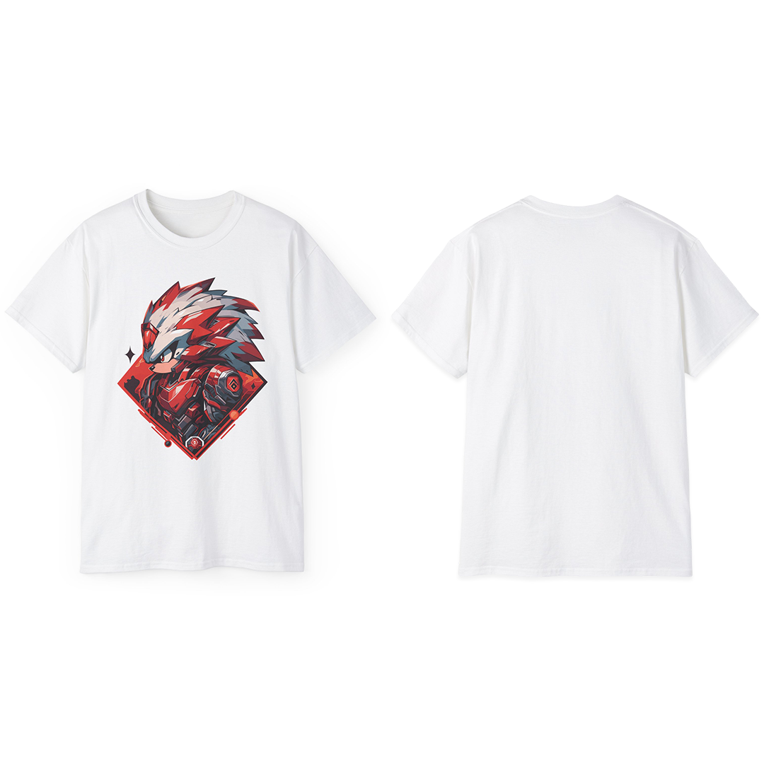 100%纯棉短袖T恤 | Mascot-Hedgehog-009