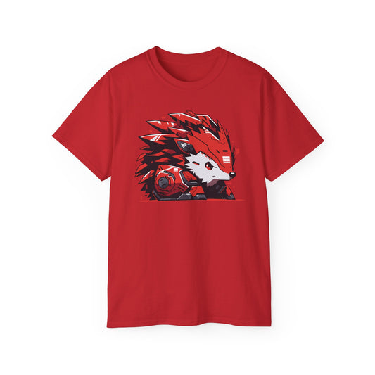 100% Cotton Short Sleeve Tee | Mascot-Hedgehog-010