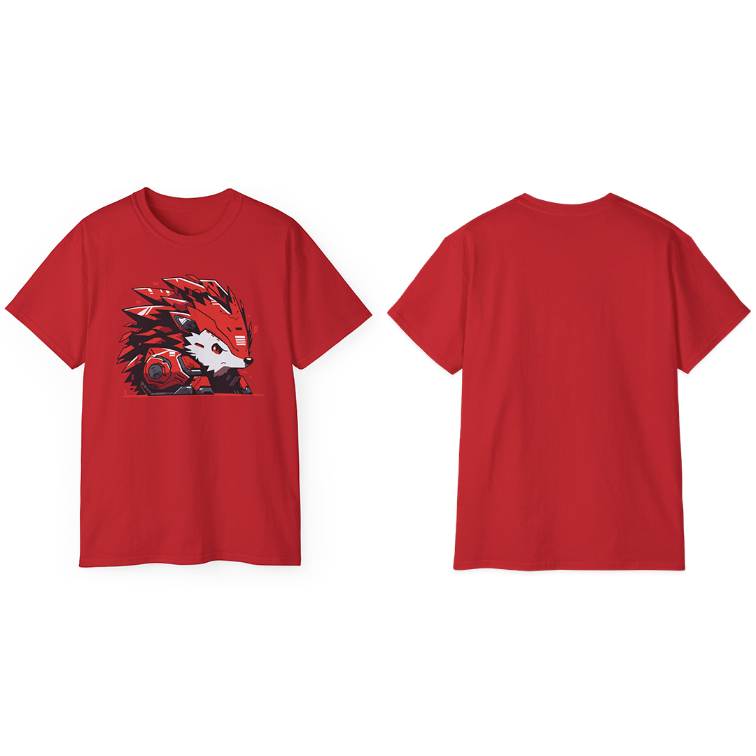 100%纯棉短袖T恤 | Mascot-Hedgehog-010