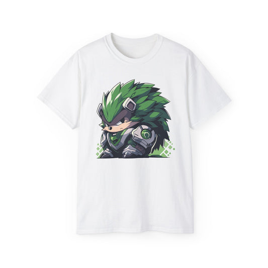 100% Cotton Short Sleeve Tee | Mascot-Hedgehog-011