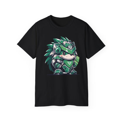 100% Cotton Short Sleeve Tee | Mascot-Hedgehog-012