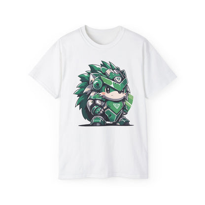 100% Cotton Short Sleeve Tee | Mascot-Hedgehog-012