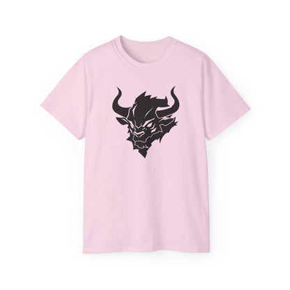 100% Cotton Short Sleeve Tee | Minimalism-Bull-001