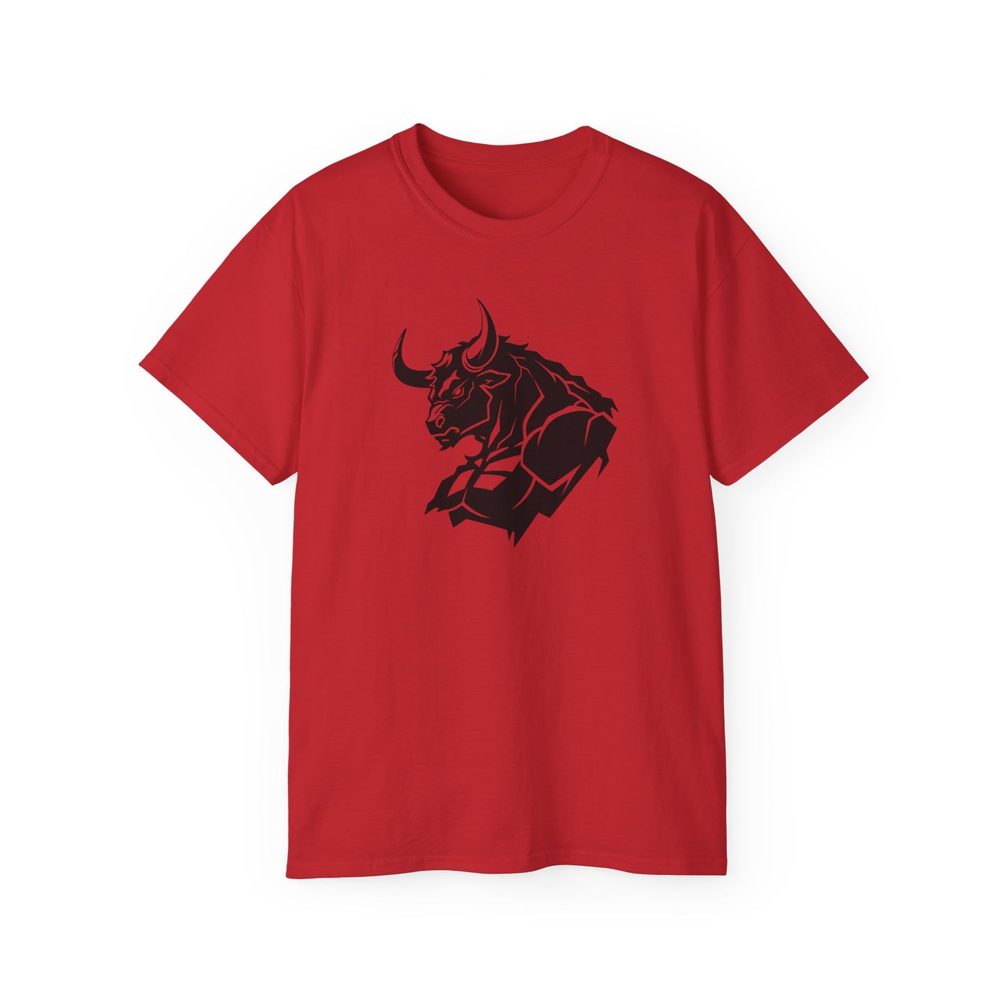 100% Cotton Short Sleeve Tee | Minimalism-Bull-002