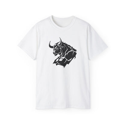 100% Cotton Short Sleeve Tee | Minimalism-Bull-002