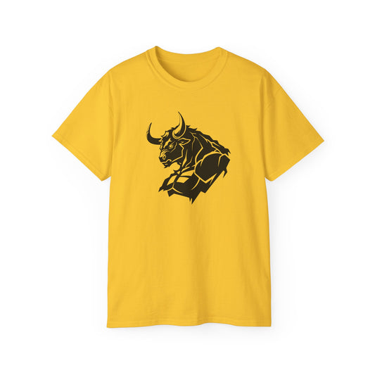 100% Cotton Short Sleeve Tee | Minimalism-Bull-002