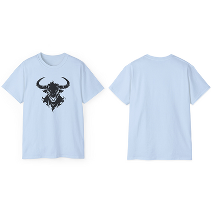 100% Cotton Short Sleeve Tee | Minimalism-Bull-003