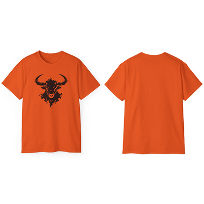 100% Cotton Short Sleeve Tee | Minimalism-Bull-003