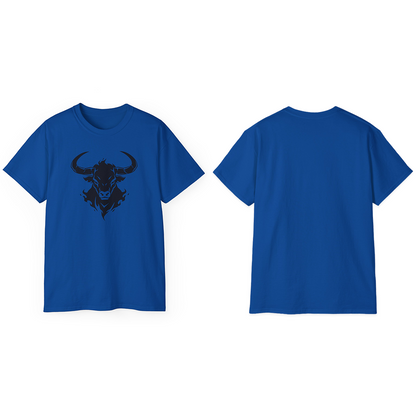 100% Cotton Short Sleeve Tee | Minimalism-Bull-003