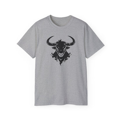 100% Cotton Short Sleeve Tee | Minimalism-Bull-003