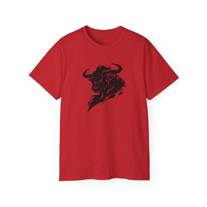 100% Cotton Short Sleeve Tee | Minimalism-Bull-004