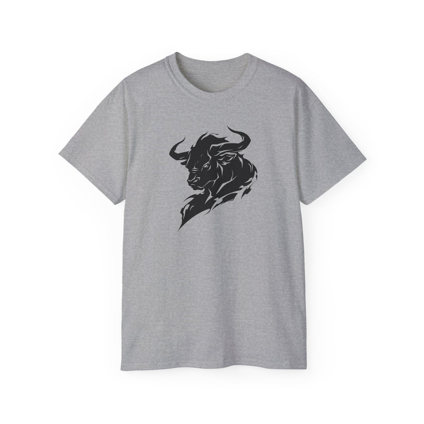 100% Cotton Short Sleeve Tee | Minimalism-Bull-004