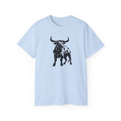 100% Cotton Short Sleeve Tee | Minimalism-Bull-005