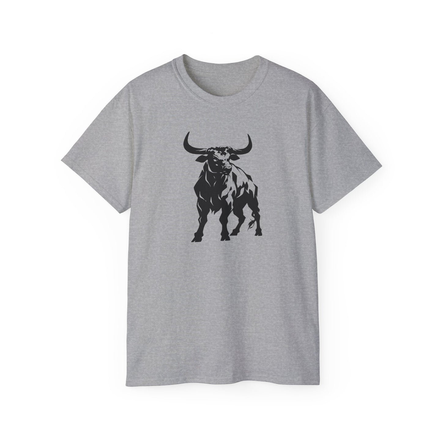 100% Cotton Short Sleeve Tee | Minimalism-Bull-005