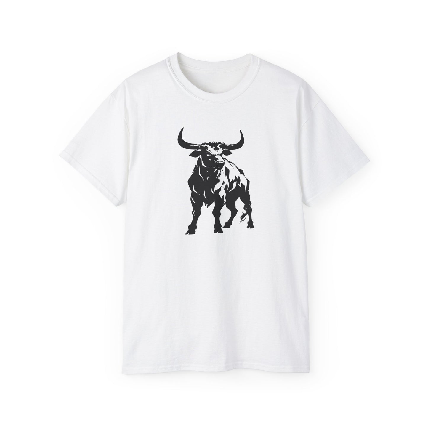 100% Cotton Short Sleeve Tee | Minimalism-Bull-005