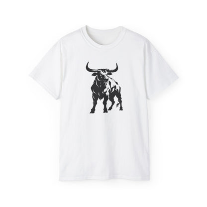 100% Cotton Short Sleeve Tee | Minimalism-Bull-005