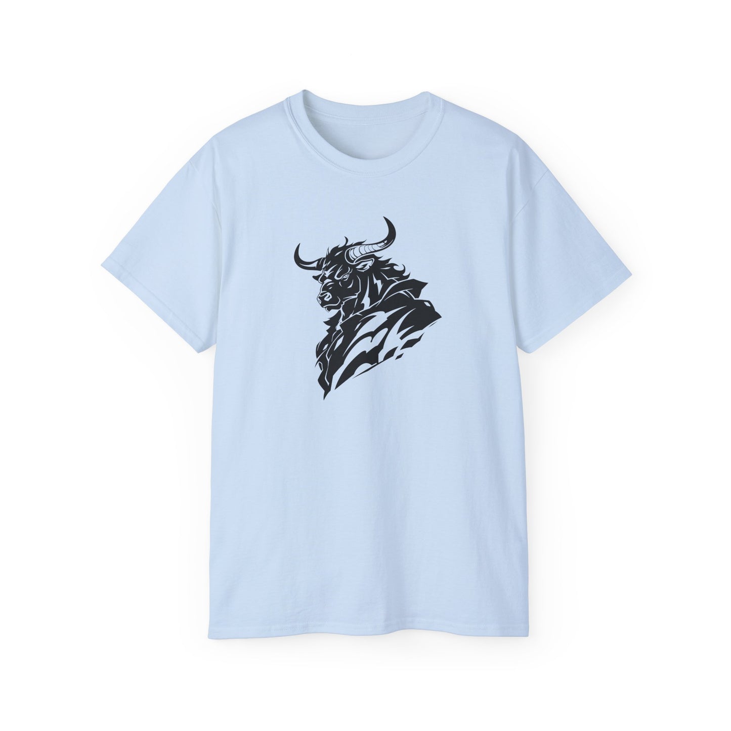 100% Cotton Short Sleeve Tee | Minimalism-Bull-006