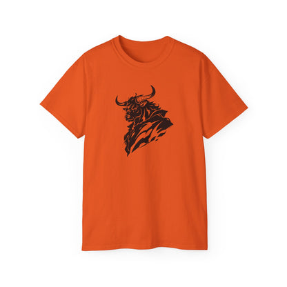 100% Cotton Short Sleeve Tee | Minimalism-Bull-006