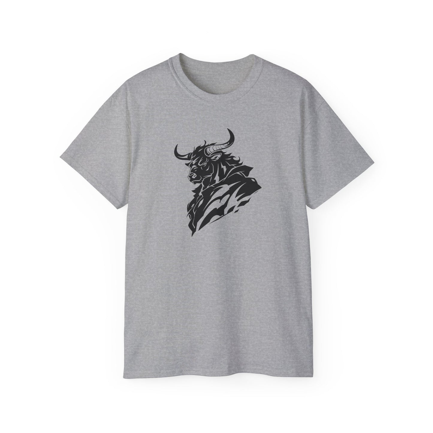 100% Cotton Short Sleeve Tee | Minimalism-Bull-006