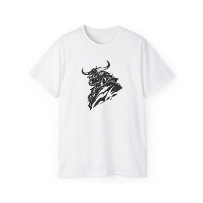 100% Cotton Short Sleeve Tee | Minimalism-Bull-006