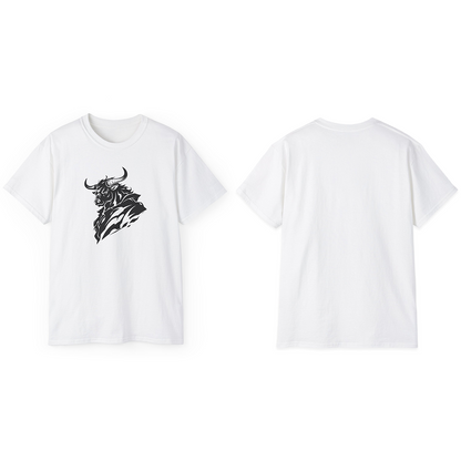 100% Cotton Short Sleeve Tee | Minimalism-Bull-006