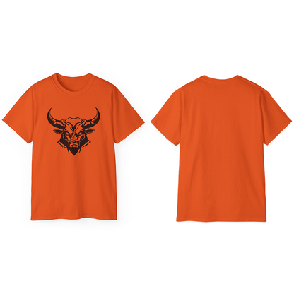 100% Cotton Short Sleeve Tee | Minimalism-Bull-007