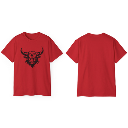 100% Cotton Short Sleeve Tee | Minimalism-Bull-007