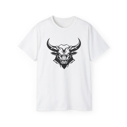 100% Cotton Short Sleeve Tee | Minimalism-Bull-007