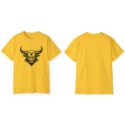 100% Cotton Short Sleeve Tee | Minimalism-Bull-007