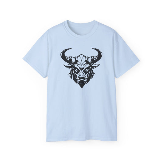 100% Cotton Short Sleeve Tee | Minimalism-Bull-008