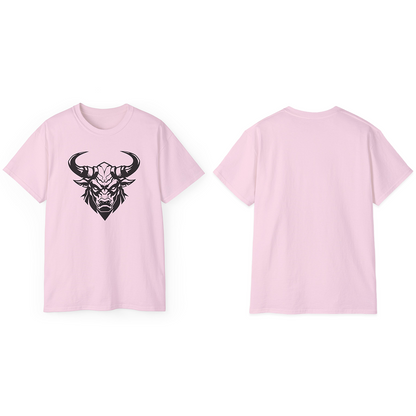 100% Cotton Short Sleeve Tee | Minimalism-Bull-008