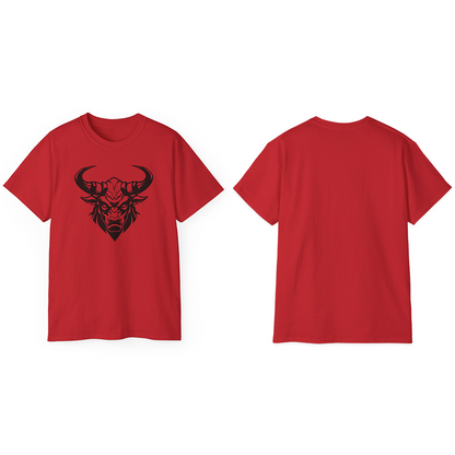 100% Cotton Short Sleeve Tee | Minimalism-Bull-008