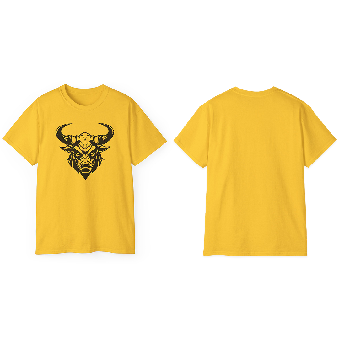 100% Cotton Short Sleeve Tee | Minimalism-Bull-008