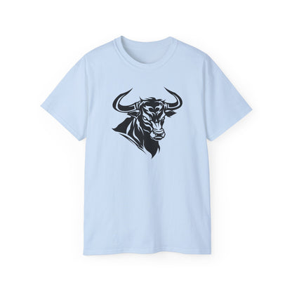 100% Cotton Short Sleeve Tee | Minimalism-Bull-011