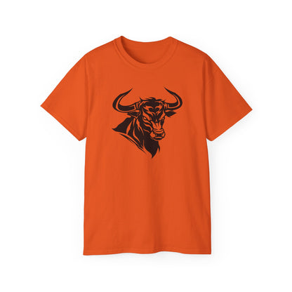 100% Cotton Short Sleeve Tee | Minimalism-Bull-011