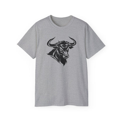 100% Cotton Short Sleeve Tee | Minimalism-Bull-011