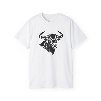 100% Cotton Short Sleeve Tee | Minimalism-Bull-011