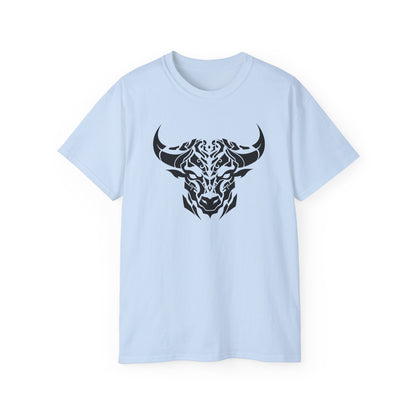 100% Cotton Short Sleeve Tee | Minimalism-Bull-012