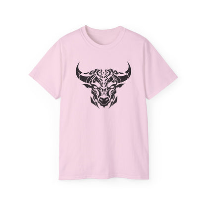 100% Cotton Short Sleeve Tee | Minimalism-Bull-012