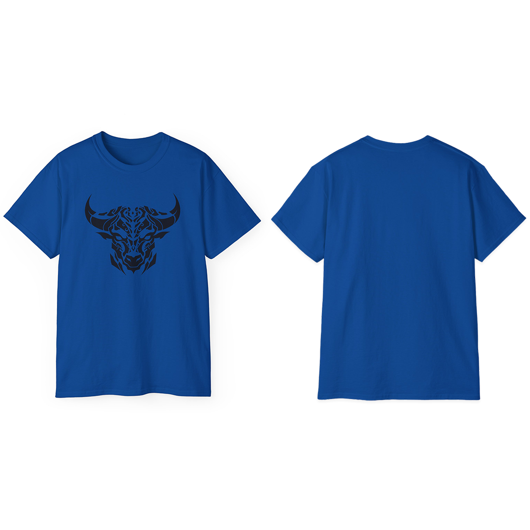 100% Cotton Short Sleeve Tee | Minimalism-Bull-012