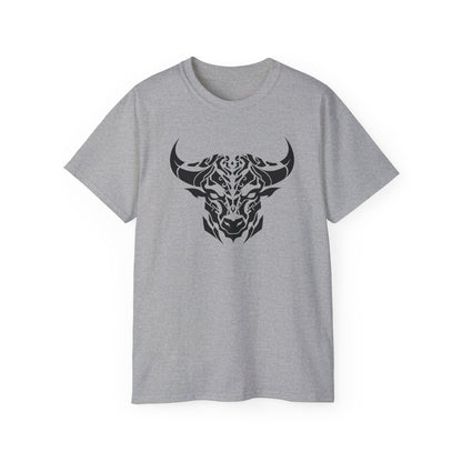 100% Cotton Short Sleeve Tee | Minimalism-Bull-012