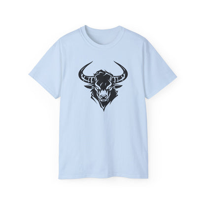 100% Cotton Short Sleeve Tee | Minimalism-Bull-013