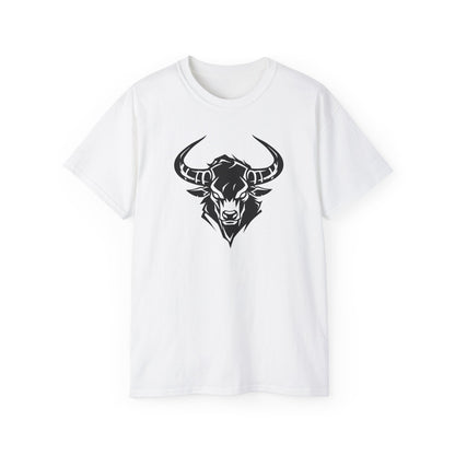 100% Cotton Short Sleeve Tee | Minimalism-Bull-013